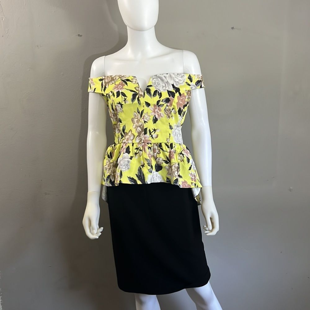 Florescent Yellow Gracie Off the Shoulder Tank
